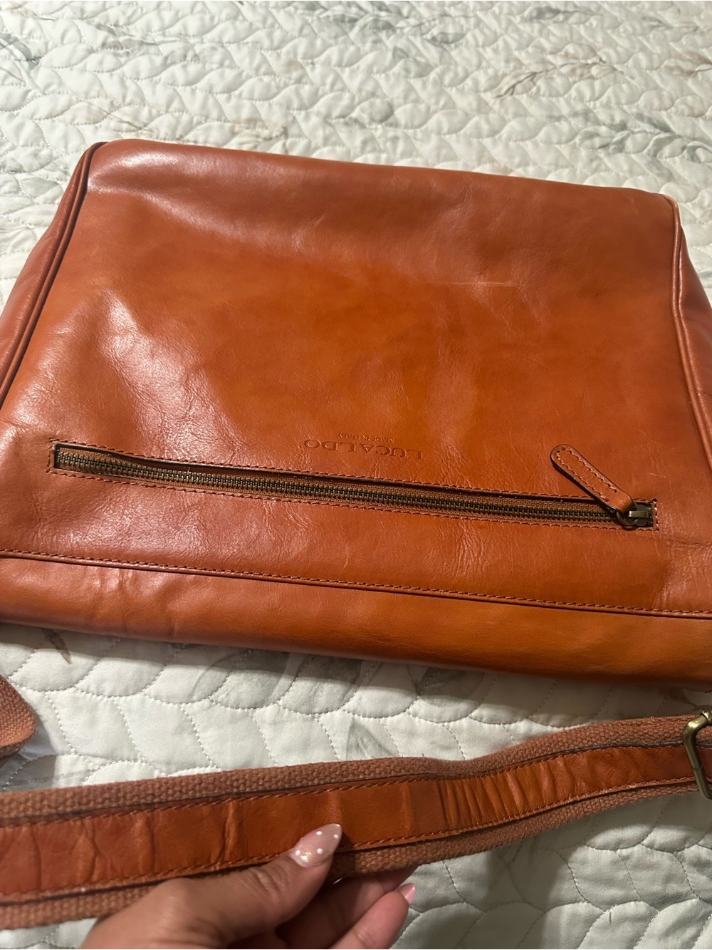 Classic Leather Messenger Bag - Brown *Great work/laptop bag* - Picture 8 of 10
